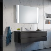 Glace miroir LED