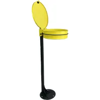 Poubelle en galva personnalisable