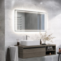 Miroir led rectangulaire