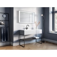 Grand miroir LED rectangulaire