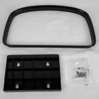 Poubelle murale blanche 12L hygiénique discrète