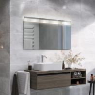 Glace pour salle de bain