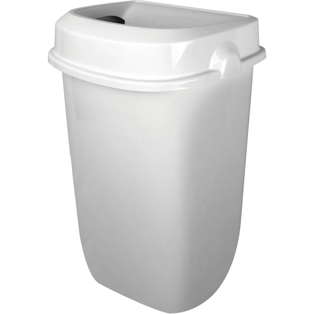 Poubelle murale blanche hygiénique discrète 12L Poubelle murale blanche hygiénique discrète 12L