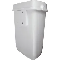 Poubelle murale blanche hygiénique discrète 12L