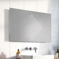 miroir 3D diamant incrusté