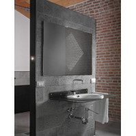 Miroir effet 3D diamant