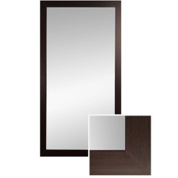Miroir cadre bois marron