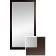 Miroir cadre bois marron