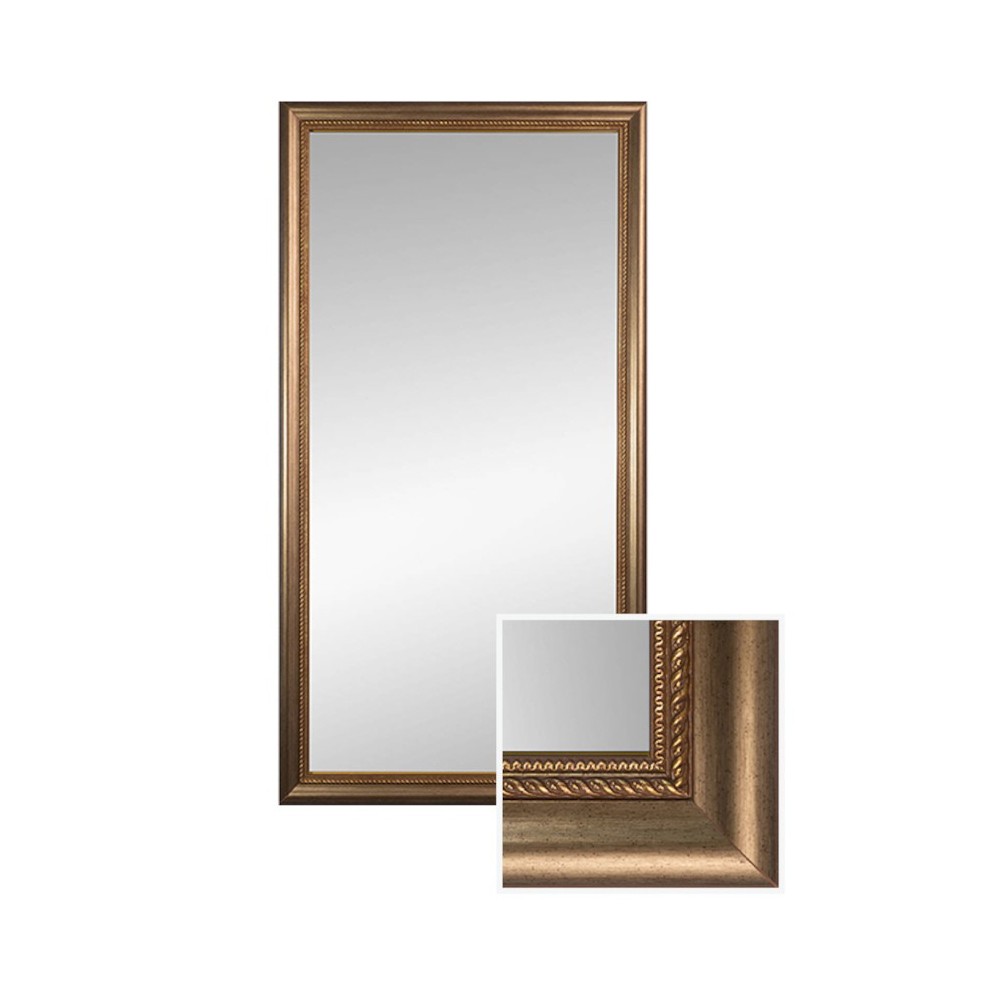 Miroir cadre dorée sur mesure