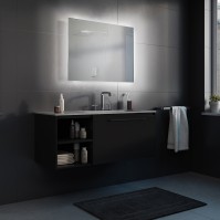 Miroir sur mesure simple éclairage arrière