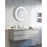 Miroir cylindrique à LED