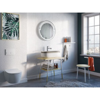 Miroir moderne avec éclairage LED pour la salle de bain