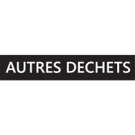 Adhésif tri-sélectif pour autres déchets blancs avec texte en français : facilitez votre tri sélectif !