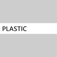 Vinyle Noir: Recyclage Verre, Lettres Noir Mat, 40mm