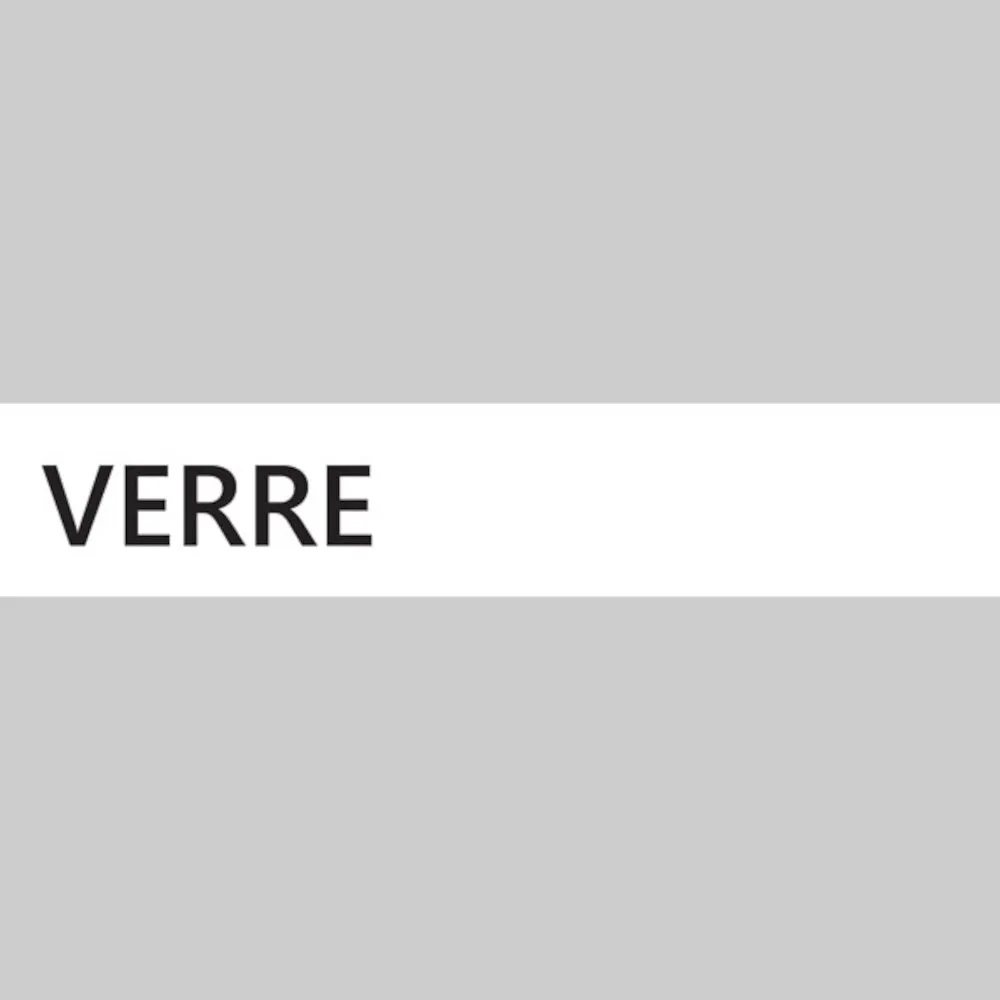 Adhésif verre français pour poubelle Adhésif verre français pour poubelle