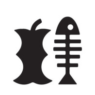 Adhésif Symbole Organique - Recyclage Déchets 13x12cm