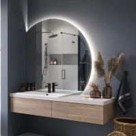 Miroir rond design vertical et horizontal 