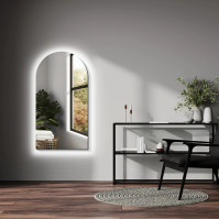 Miroir Arche Rétro-Éclairé, Élégant et Design