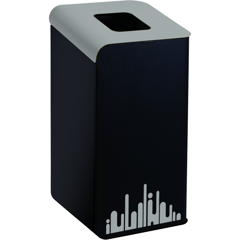 Borne tri sélectif gris Rubi EVO 80 L: idéale pour les poubelles de bureau et fastfood. Pratique et robuste. Borne tri sélectif gris Rubi EVO 80 L: idéale pour les poubelles de bureau et fastfood. Pratique et robuste.