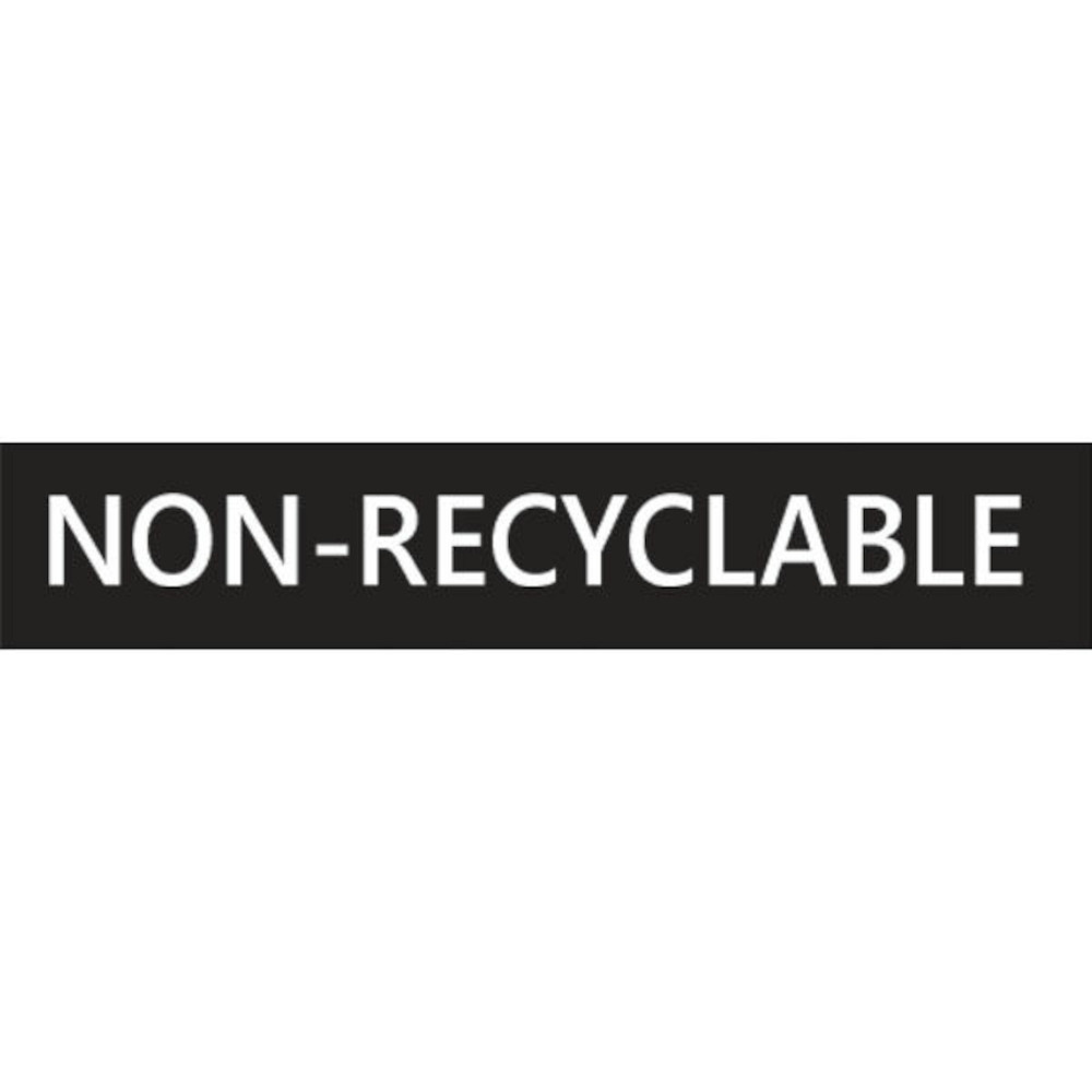 Adhésif NON-RECYCLACLE Blanc Anglais Adhésif NON-RECYCLACLE Blanc Anglais