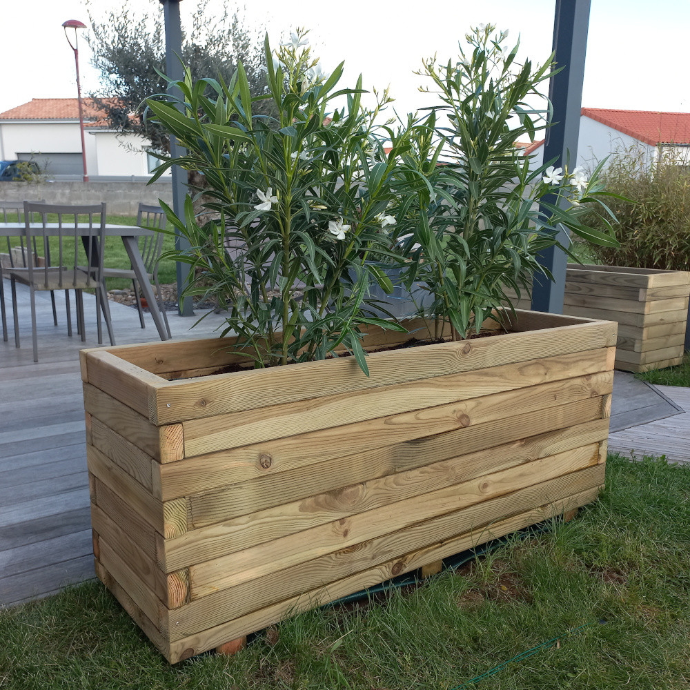 Jardinière bois sur Mesure dimensions libre — free download