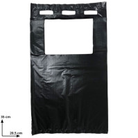 Distributeur vert pratique pour recharges de sacs disponible pour déjection canine.