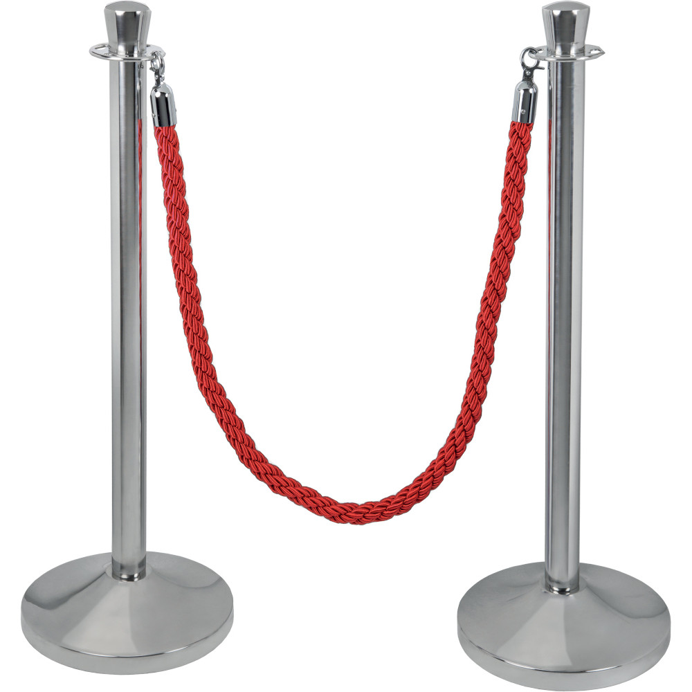 Poteau de balisage inox brillant de 50 mm de diamètre. Design élégant et durable pour une utilisation intérieure et extérieure. Poteau de balisage inox brillant de 50 mm de diamètre. Design élégant et durable pour une utilisation intérieure et extérieure.