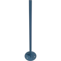 Poteau base cylindrique Ø50 pour support de sac poubelle