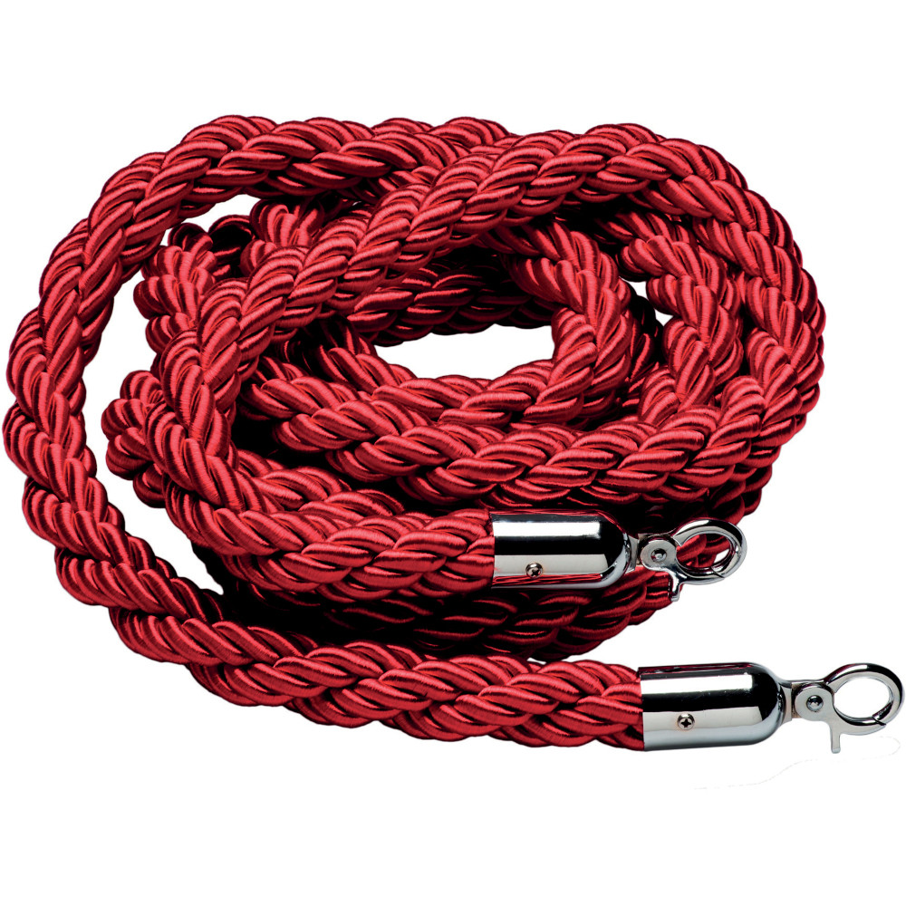 Corde de balisage bordeaux au mètre Corde de balisage bordeaux au mètre
