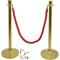 Crochet doré pour cordon vendu par mètre. Idéal pour ajouter une touche de luxe à vos projets. Existe aussi en inox brillant.