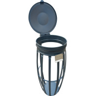 Poubelle vigipirate sac-poubelle visible