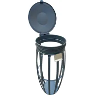 Poubelle vigipirate sac-poubelle visible