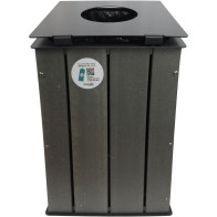 poubelle bois recyclable