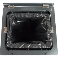 Corbeille durable et résistante en matière recyclée.