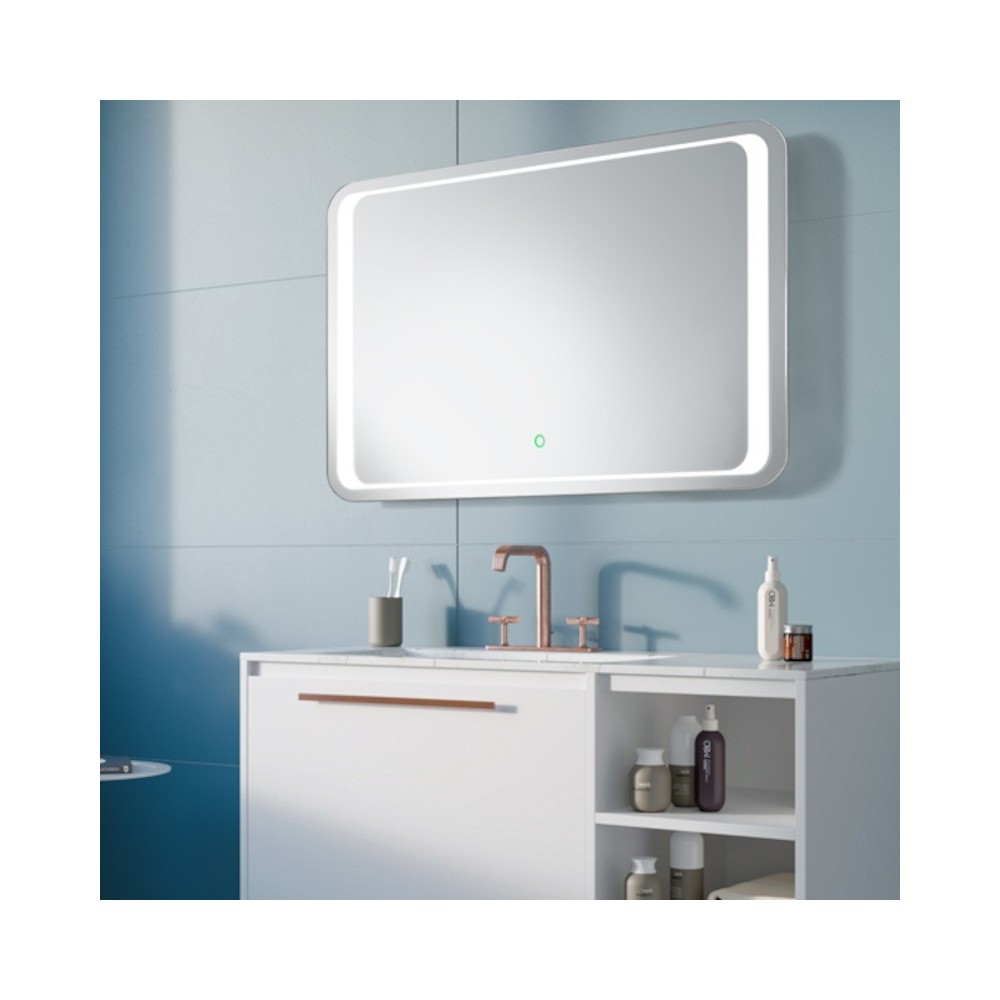 miroir screen LED cadre décor lumineux élégant