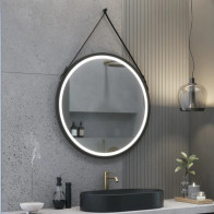 miroir rond scandinave led pour un style épuré et moderne
