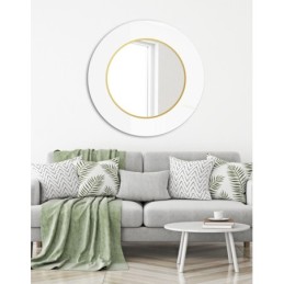 miroir rond scandinave minimaliste pour décoration murale chic