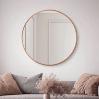 miroir hublot Scandinave cylindrique rond cadre couleurs