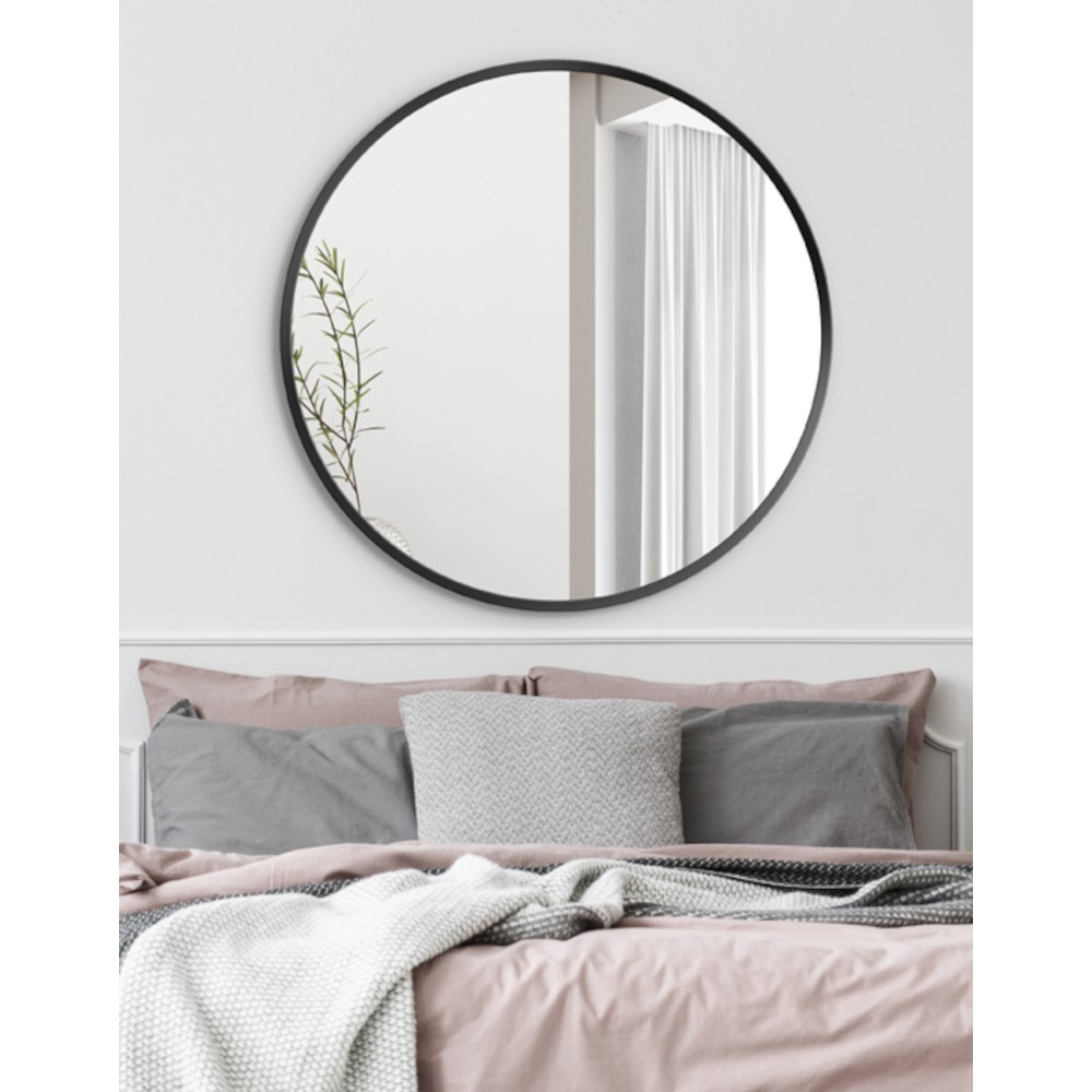 miroir hublot Scandinave cylindrique rond cadre couleurs