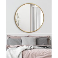 miroir cylindrique rond idéal pour salon et chambres