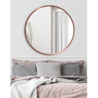 miroir cylindrique rond cadre couleurs