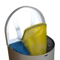 Corbeille Nice multi-flux 65 litres 3 zones de recyclage