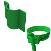 fixation tube en acier peint pour sac