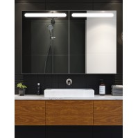 armoire miroir avec bandes lumineuses dimensions sur mesure