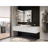 armoire de salle de bain led innovante et commode