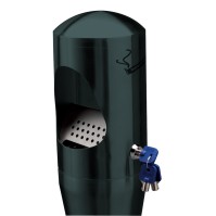 Cendrier colonne sur pied esthétique