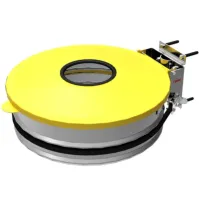 Couvercle jaune acier