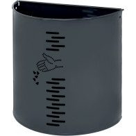 Corbeille murale extérieure compacte et élégante