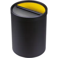 Poubelle double compartiment pour tri sélectif compacte