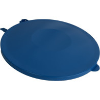 Couvercle bleu pratique pour maintien sac déchets